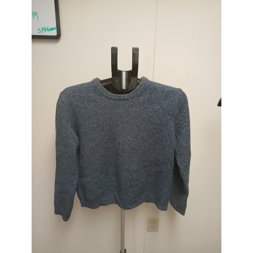 J.CREW Blue Medium Wool  Sweater, 100% Marino Wool!!‎
